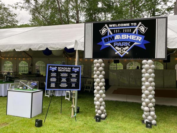 Custom Logo Backdrop