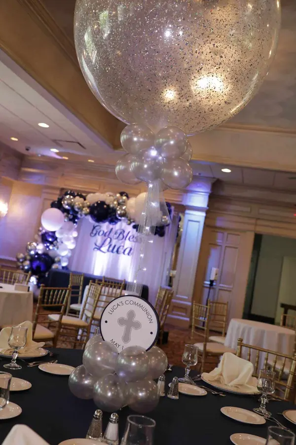 Communion Balloon Centerpiece
