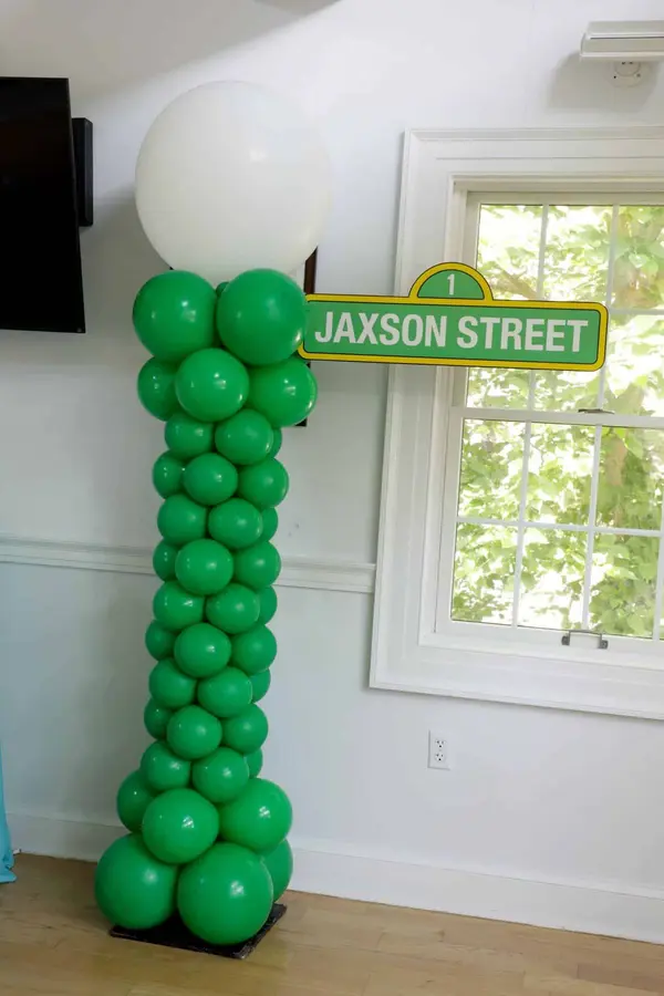 Sesame Street Balloon Column