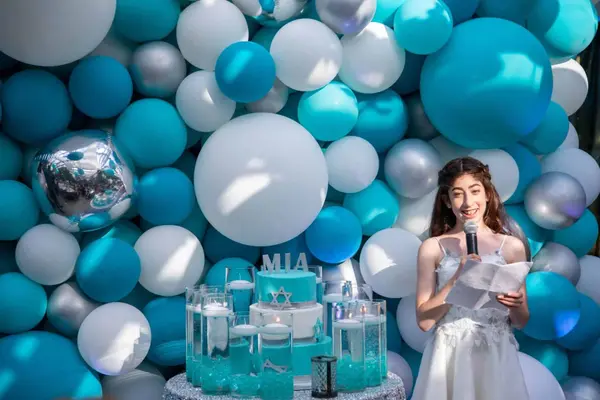 Candle Lighting Display Around Cake