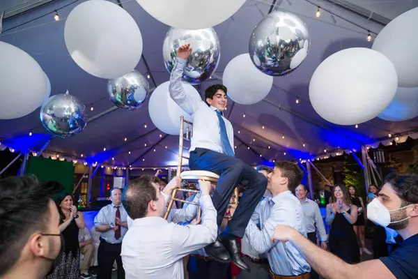 Balloons Over Tent Dance Floor