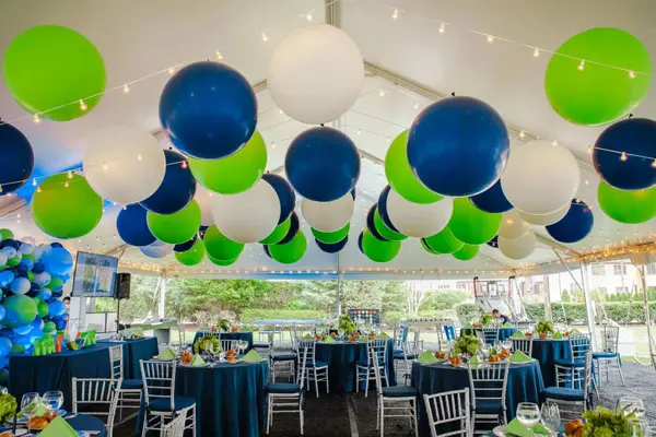 Balloon Tent Ceiling Treatment