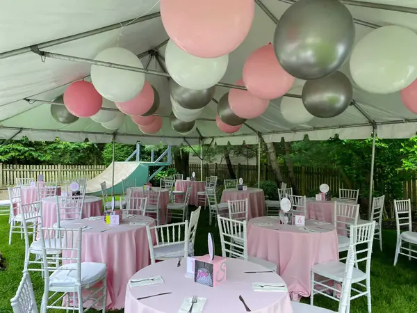 3' Balloons Tent Ceiling Treatment