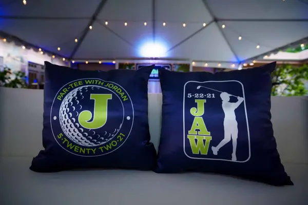 Custom Golf Theme Pillow