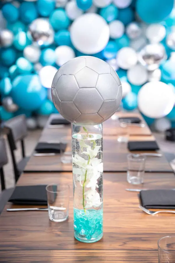 Soccer Lounge Centerpiece