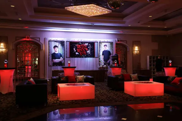 Custom LED Lounge for Bar Mitzvah