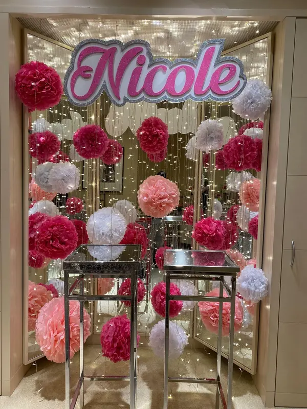 LED Flower Wall and Sign