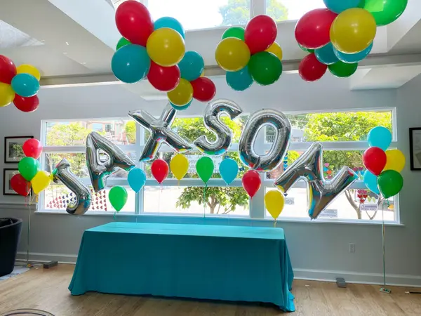 Mylar Name in Balloons