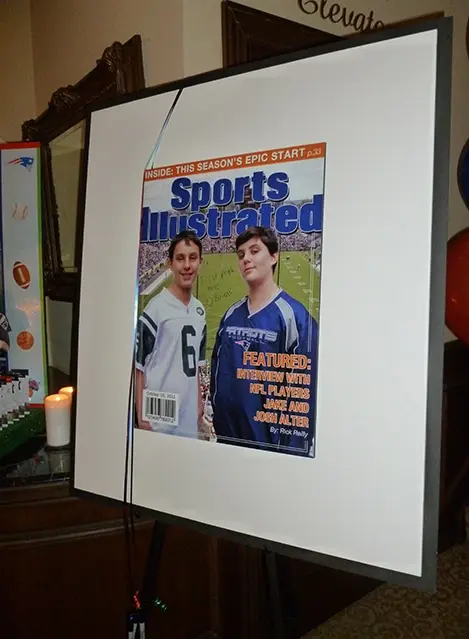 Sports Themed Sign in Board