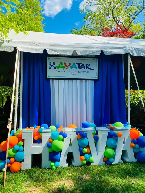 Avatar Theme Balloon Garland