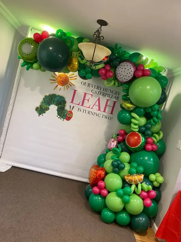 Fruit Theme Organic Balloon Arch