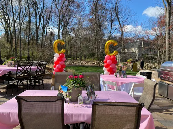 Balloon Column with Letter