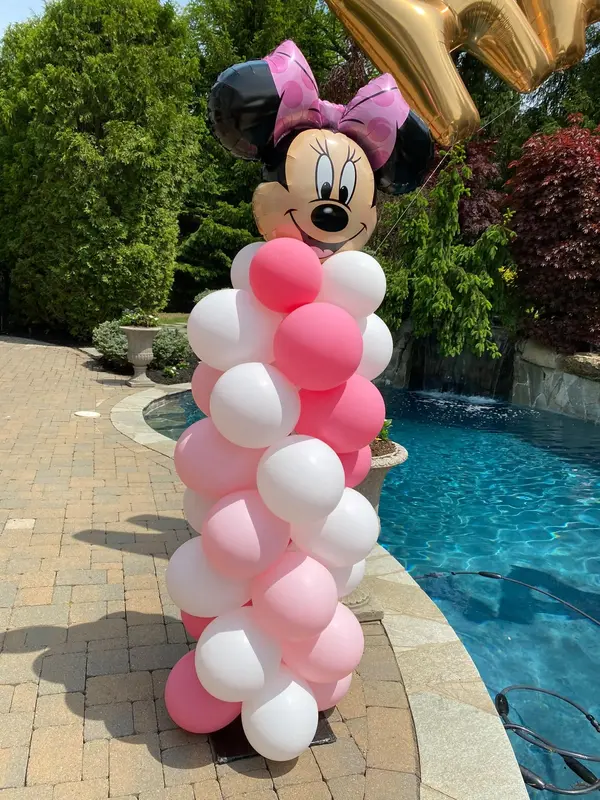 Minnie Mouse Balloon Column
