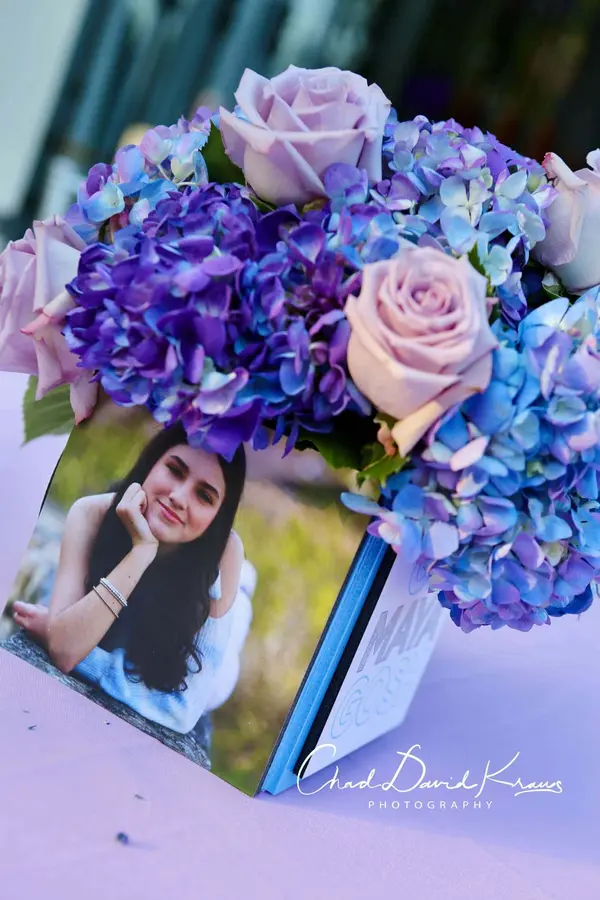 Mini Photo Cube Centerpiece