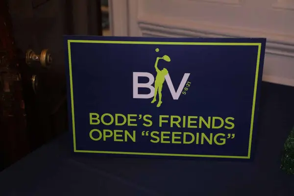 Tennis Theme Seating Sign