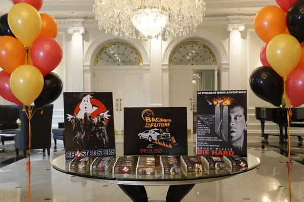 Back to the Future Seating card Display and Place Cards