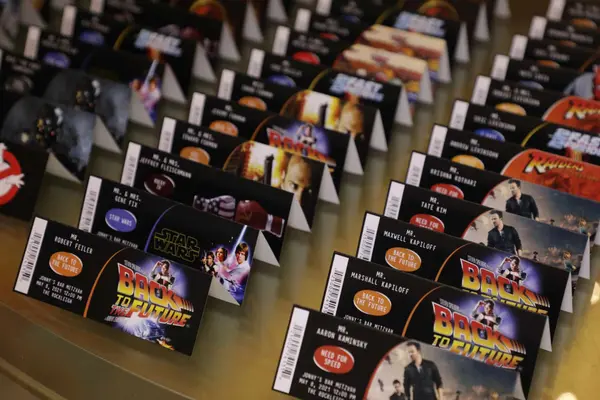 Back to The Future Place Cards