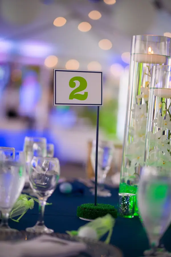 Golf Themed Table Sign
