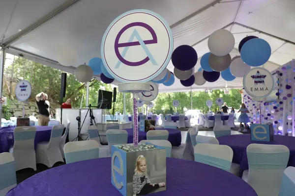 Bat Mitzvah Logo Centerpiece