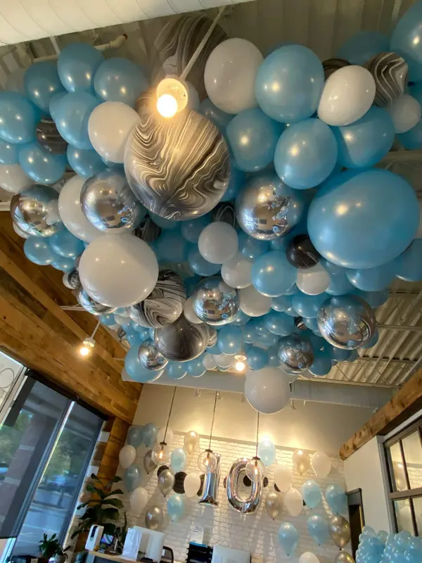 Organic Ceiling Balloon Sculpture