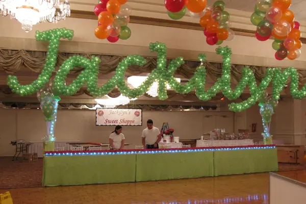 Name in Balloons Sculpture