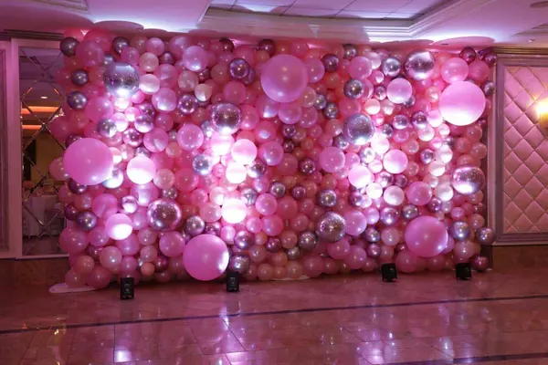 Organic Balloon Wall Backdrop