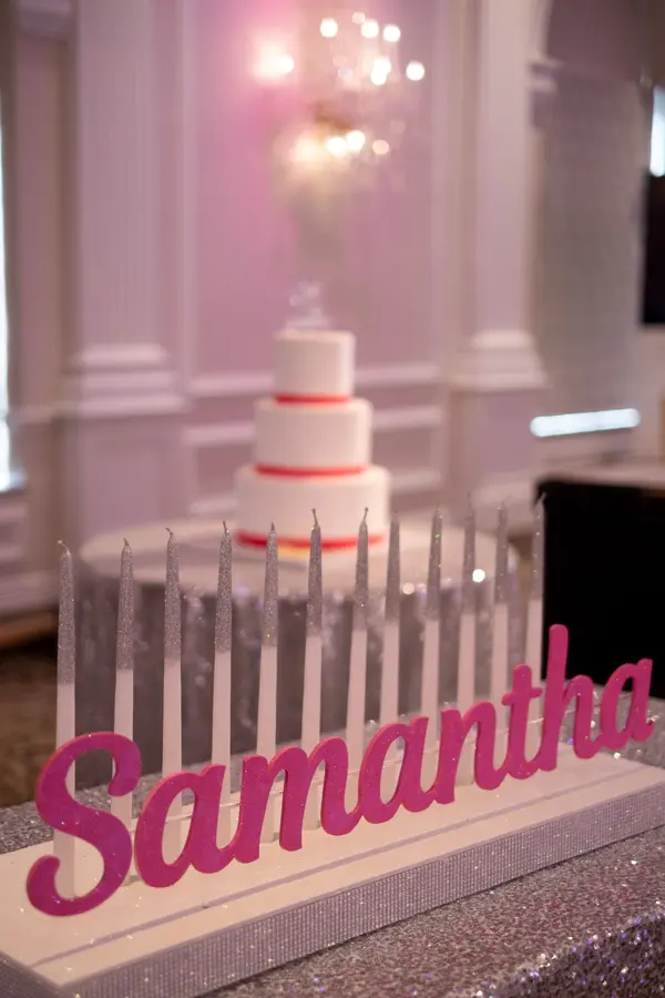 Glitter Candle Lighting Display