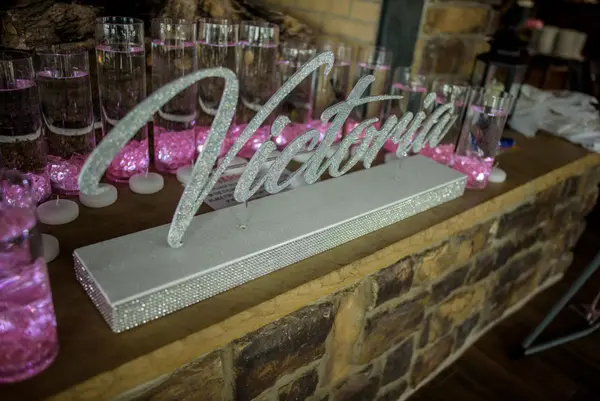 Sweet 16 Silver Candle Lighting