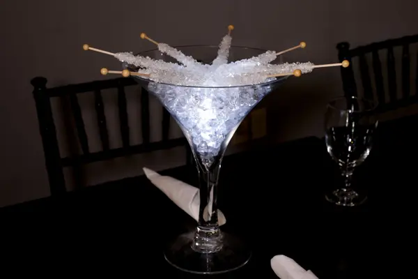 Rock Candy Cocktail Centerpiece
