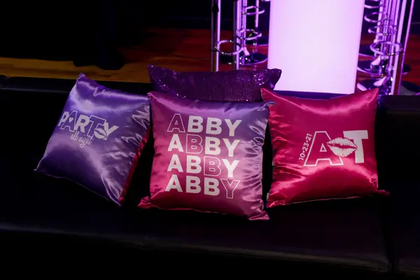 Custom Logo Pillow Set of 3