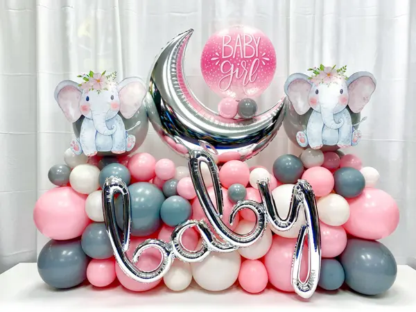 Baby Girl Balloon Bouquet