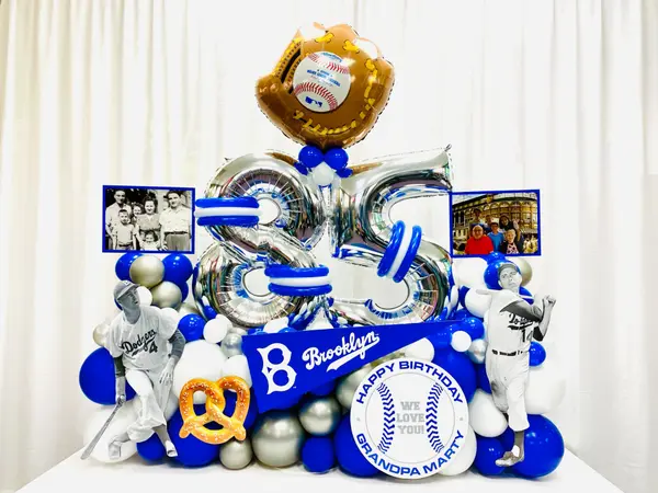 Baseball Theme Fancy Balloon Bouquet