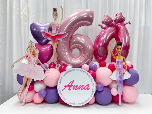 Barbie Ballerina Balloon Bouquet