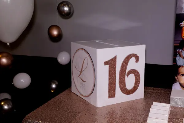 Custom Sweet 16 Gift Box