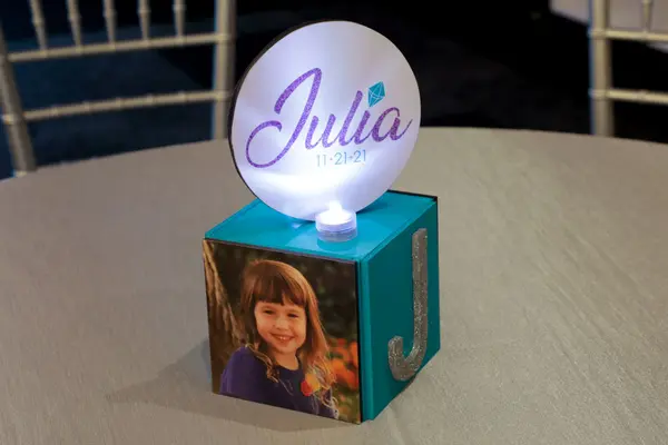 Custom Mini Cube Lounge Centerpiece