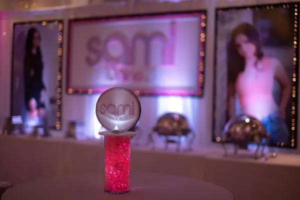 Custom LED Logo High Top Centerpiece