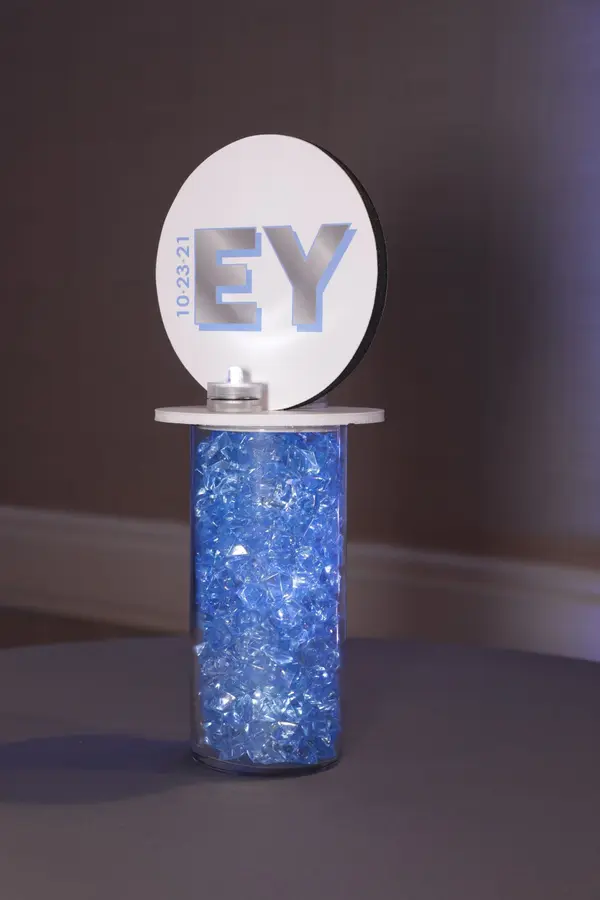 LED Custom Logo Lounge Centerpiece