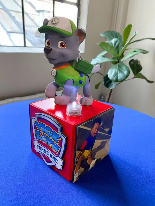 Custom Paw Patrol Lounge Centerpiece