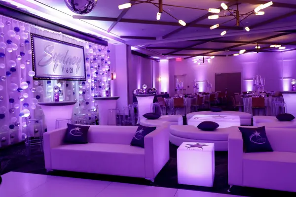 Custom LED Lounge Setup