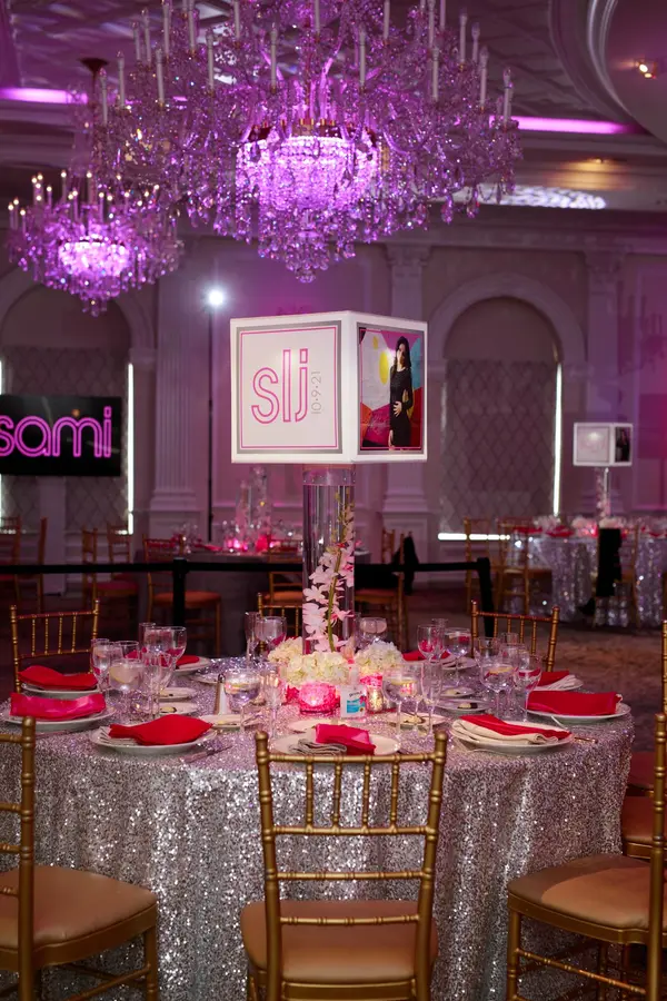LED Custom Lampshade Centerpiece