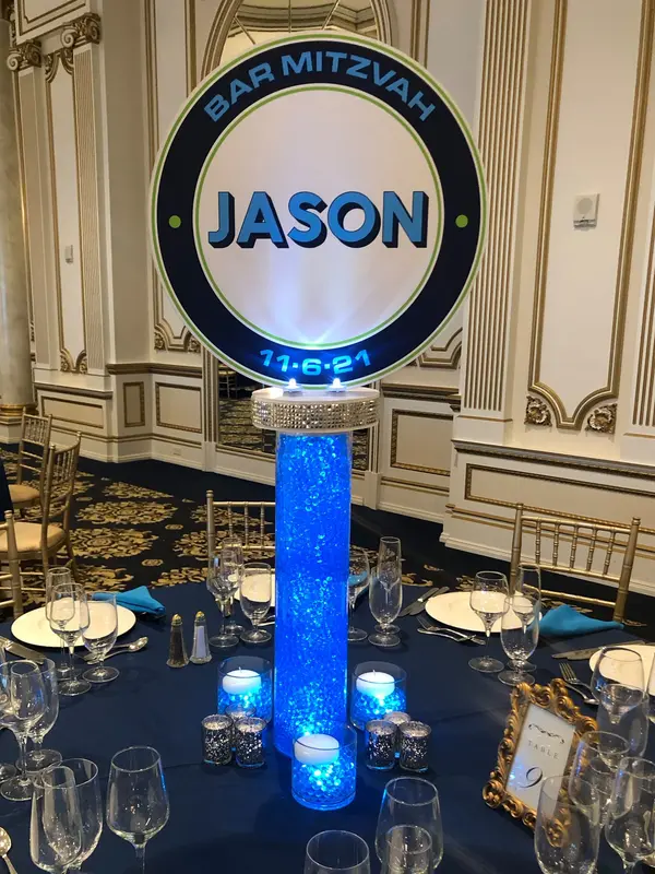 LED Logo Topper Centerpiece