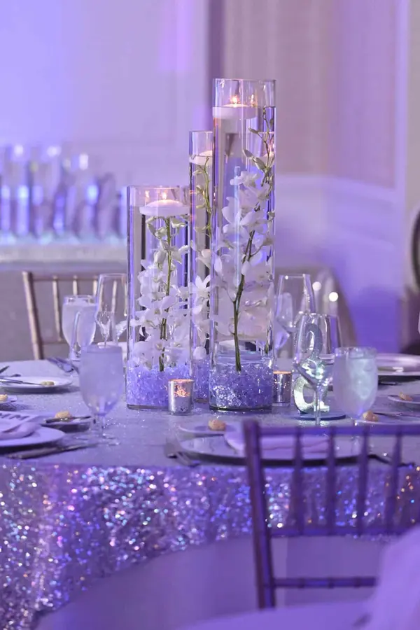 LED Orchid Centerpiece