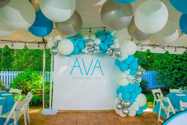 Organic Blue Half Arch