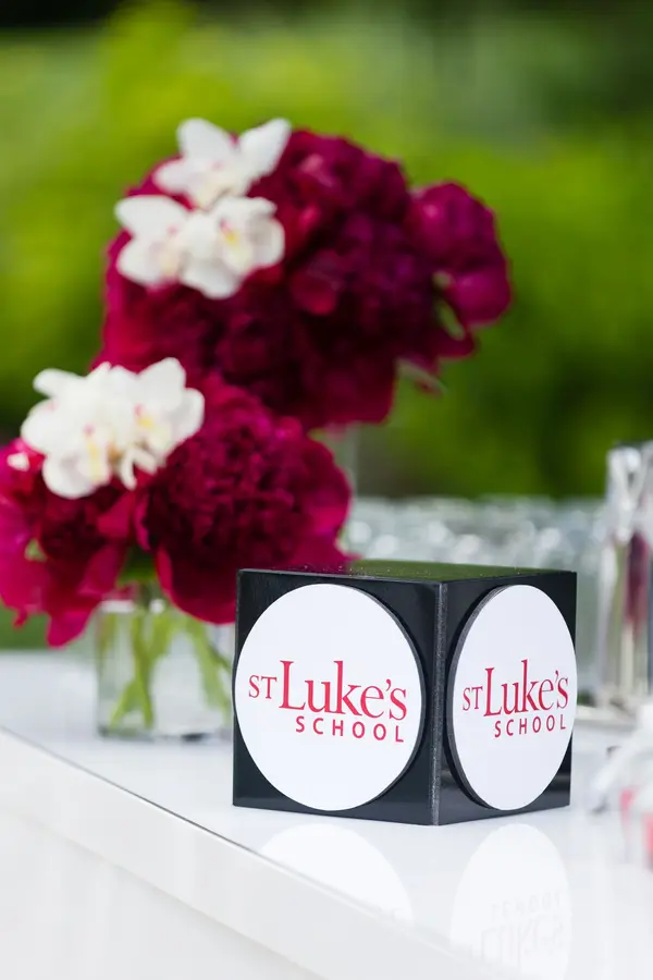 Custom Logo Cube Centerpiece