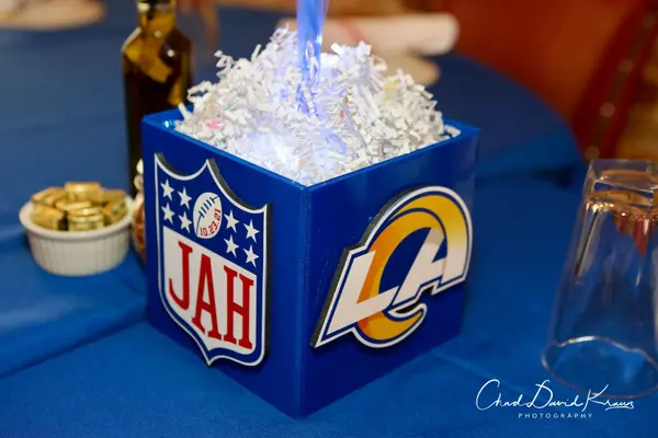 Custom Football Theme Logo Cube
