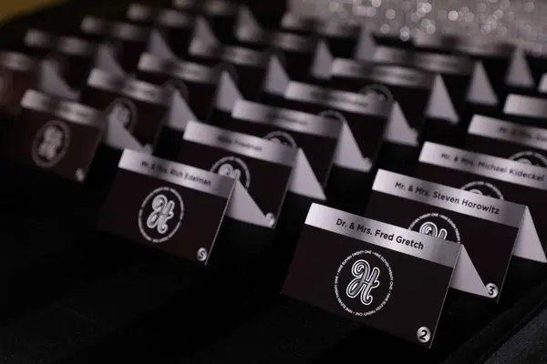 Fold Over Logo Place Card