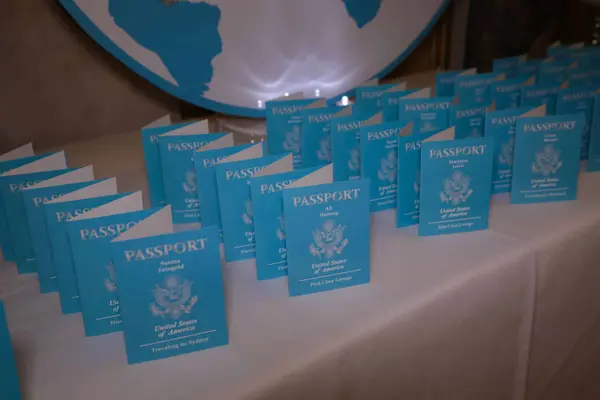 Custom Passport Place Card
