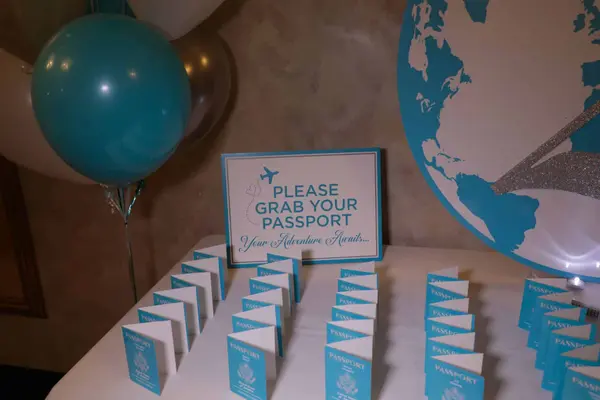 Travel Themed Place Cards