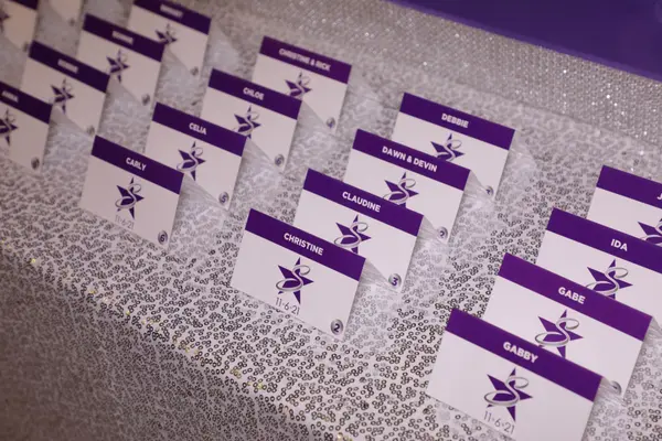 Custom Fold Over Logo Place Card