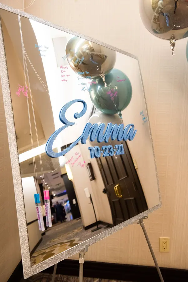 Custom Mirror Sign in Board